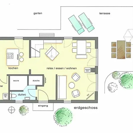 Holiday Reet-seaside Apartamento Glowe